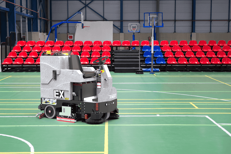 Tomcat showcasing our floor scrubbing machines in undefined industry