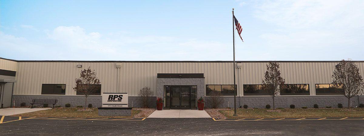 Banner showcasing Tomcat's parent company, RPS Corporation, and the American flag