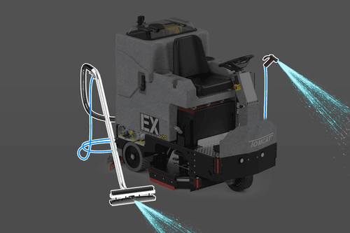 Tomcat Scrub and Vac Wand / Spray Jet rider